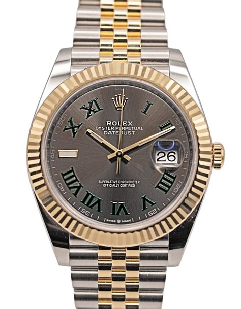 rolex wimbledon 41 two tone|Rolex datejust 41 oystersteel.